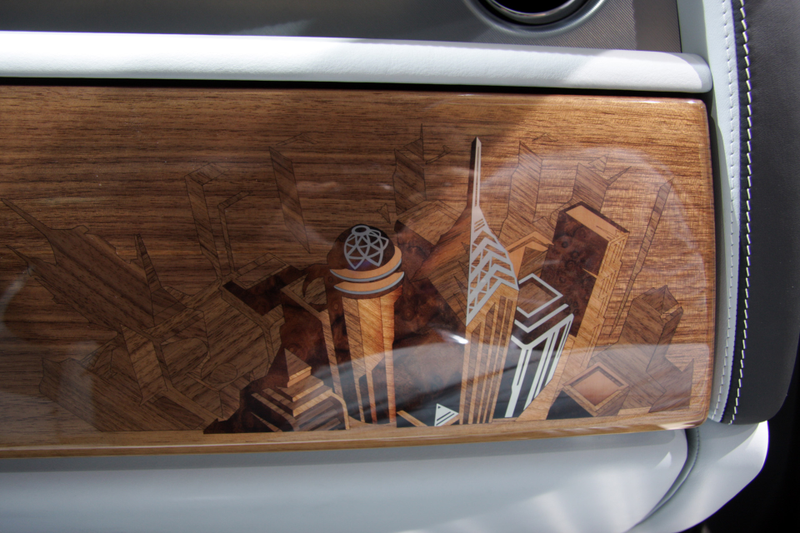 Illustration for article titled This $600K Rolls-Royce Has A City Carved Into Its Interior